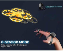 Load image into Gallery viewer, 2023New RC Mini Quadcopter Induction Drone Smart Watch Remote Sensing Gesture Aircraft UFO Hand Control Drone Altitude Hold Kids
